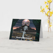 De vreemdeling ontmoet de Gelukkige Kaart van de (Gele Bloem)