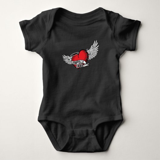 De vreselijk goede Baby - zwarte Baby Bodysuit (Voorkant)