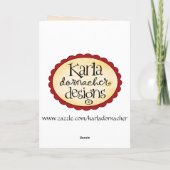 De vreugde des Heren - Wenskaart Kaart (Achterkant)