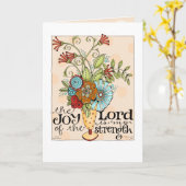 De vreugde des Heren - Wenskaart Kaart (Gele Bloem)