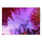 De vreugde komt in de ochtend Parakaleo kaart (Voorkant Horizontaal)