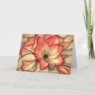 De Vreugde van Amarylis door Ann Haaland Feestdagen Kaart