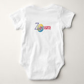 De vreugde van Beethoven Baby Bodysuit (Achterkant)