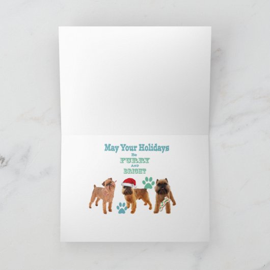 De Vreugde van Brussel Griffon aan de Kaarten van (Binnen)