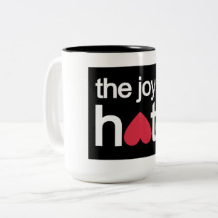 De vreugde van de haat tweekleurige koffiemok