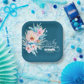 De vreugde van de Heer Bloemen Papieren Bordje (Feest)