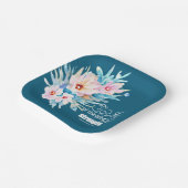 De vreugde van de Heer Bloemen Papieren Bordje (Gebogen)