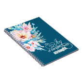 De vreugde van de Heer bloemrijk Notitieboek (Rechterzijde)