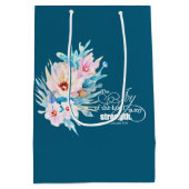 De vreugde van de Heer bloemstuk Medium Cadeauzakje (Achterkant)