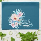De vreugde van de Heer bloemstuk Theedoek (Gevouwen)