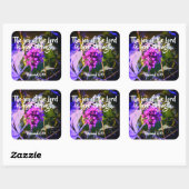 De vreugde van de Heer Christelijke Schrift Sticke Vierkante Sticker (Vel)