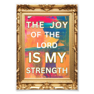 De vreugde van de Heer Fotoprint- Inspirerend Foto Afdruk