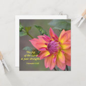 De vreugde van de Heer is jouw kracht! Kaart (Voorkant / Achterkant in situ)