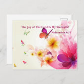 De vreugde van de Heer is mijn kracht Briefkaart (Voorkant / Achterkant)