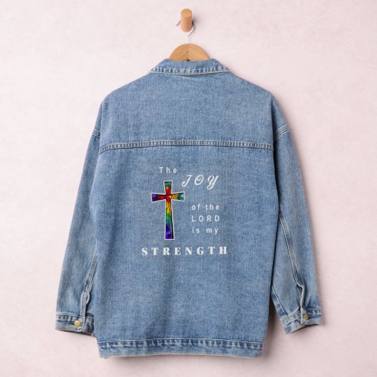 De vreugde van de Heer is mijn kracht Denim Jacket (Hangar)