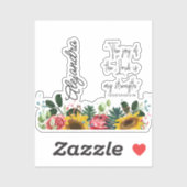 De vreugde van de Heer is mijn kracht. droogtromme Sticker (Vel)