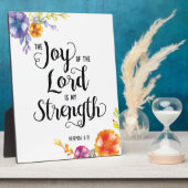 De vreugde van de Heer is mijn kracht Fotoplaat (Zijkant)