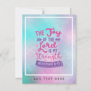 De vreugde van de Heer is mijn kracht gepersonalis