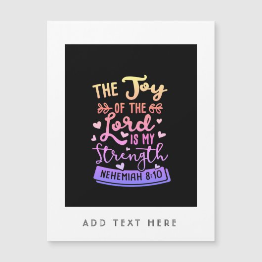 De vreugde van de Heer is mijn kracht Gepersonalis (Voorkant)