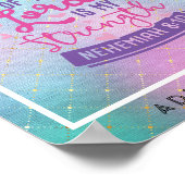 De vreugde van de Heer is mijn kracht gepersonalis Poster (Hoek)