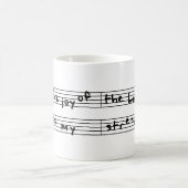 De vreugde van de heer is mijn kracht koffiemok (Center)