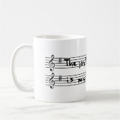 De vreugde van de heer is mijn kracht koffiemok (Links)