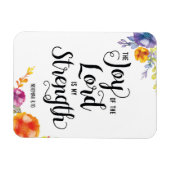 De vreugde van de Heer is mijn krachtmagneet Magneet (Horizontaal)