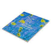 De vreugde van de Heer is mijn Sterkte, Nehemiah 8 Tegeltje (Zijkant)