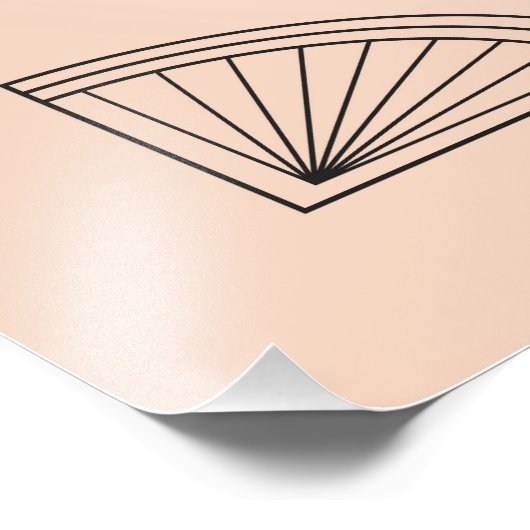 De vreugde van de Heer is uw kracht ArtDeco Foto Afdruk (Hoek)