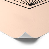 De vreugde van de Heer is uw kracht ArtDeco Poster (Hoek)