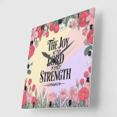 De vreugde van de Heer is uw kracht Vierkante Klok (Hoek)