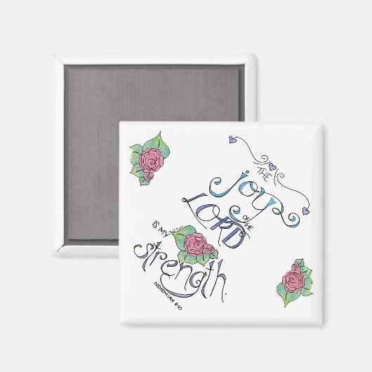 de vreugde van de Heer Magneet (Voorkant / Achterkant)