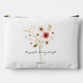 De vreugde van de heer minimalistische bloemenmono etui (Voorkant)