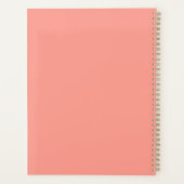 De vreugde van de Heer minimalistische bloemige ge Planner (Achterkant)