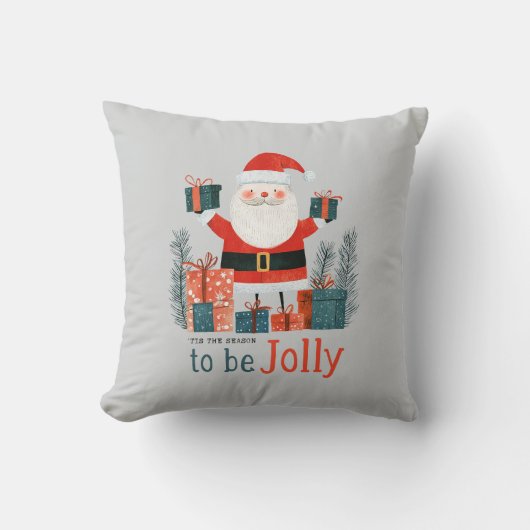 De vreugde van de Kerstman Kussen (Voorkant)