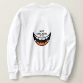 De vreugde van de kerstvrouwen trui (Design achterkant)