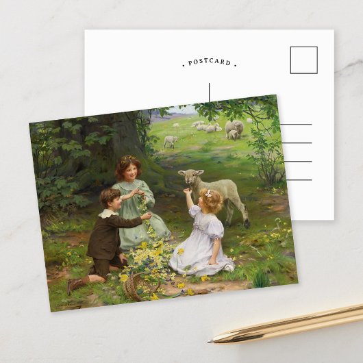 De vreugde van de lente | Arthur John Elsley Briefkaart