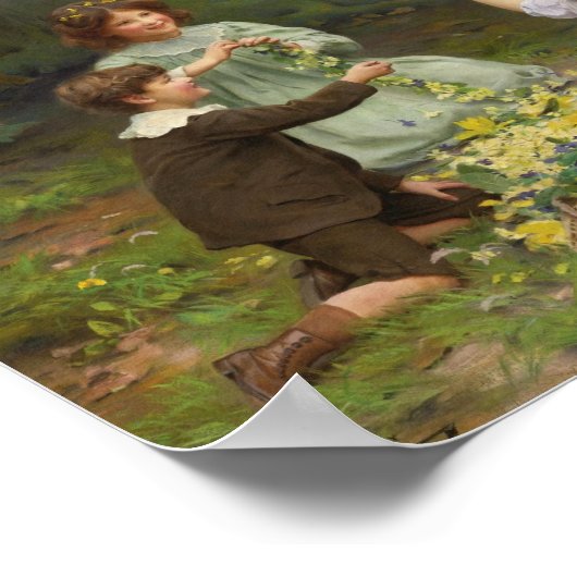 De vreugde van de lente | Arthur John Elsley Poster (Hoek)