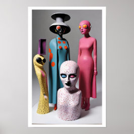 De vreugde van de poppenmeester poster