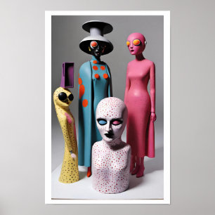 De vreugde van de poppenmeester poster