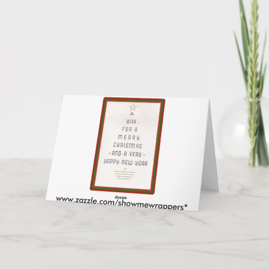 De Vreugde van de sneeuwman Feestdagen Kaart (Achterkant)