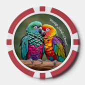 "De vreugde van de vogelaar" Poker Chips (Voorkant)