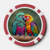 "De vreugde van de vogelaar" Poker Chips (Achterkant)