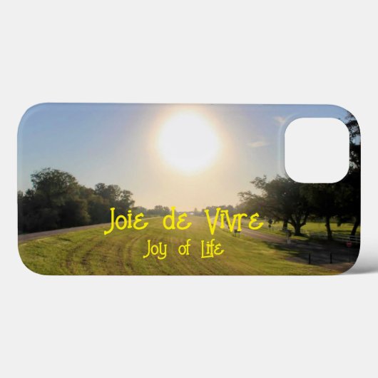 De vreugde van het leven Schilderachtig Case-Mate iPhone Case (Achterkant (horizontaal))