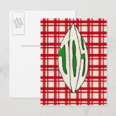 De Vreugde van het Ornament van de vakantie Feestdagenkaart (Voorkant / Achterkant)