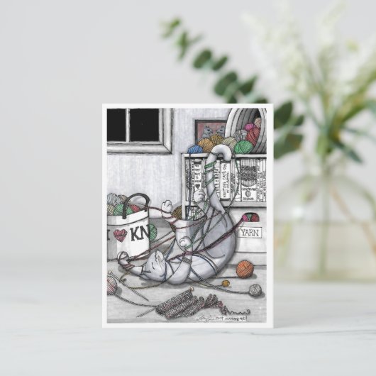 De vreugde van het Unraveling briefkaart (Staand voorkant)