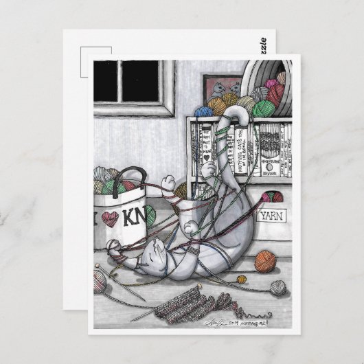 De vreugde van het Unraveling briefkaart (Voorkant / Achterkant)