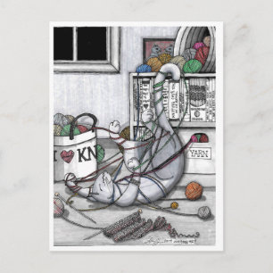 De vreugde van het Unraveling briefkaart