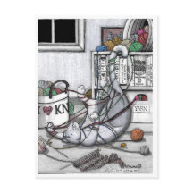 De vreugde van het Unraveling briefkaart