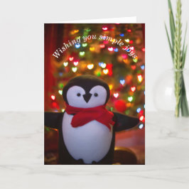 De Vreugde van Kerstmis Feestdagen Kaart